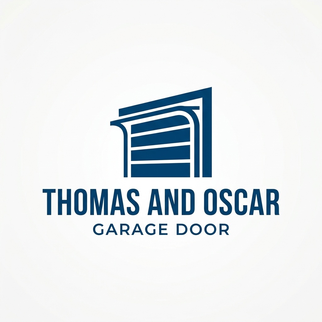 Thomas and Oscar Garage Door Logo